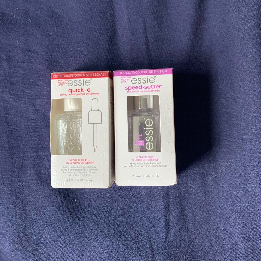 Essie drying drops and quick dry